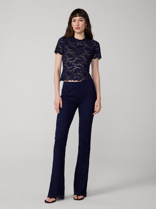 Perfect Short Sleeve Lace Top