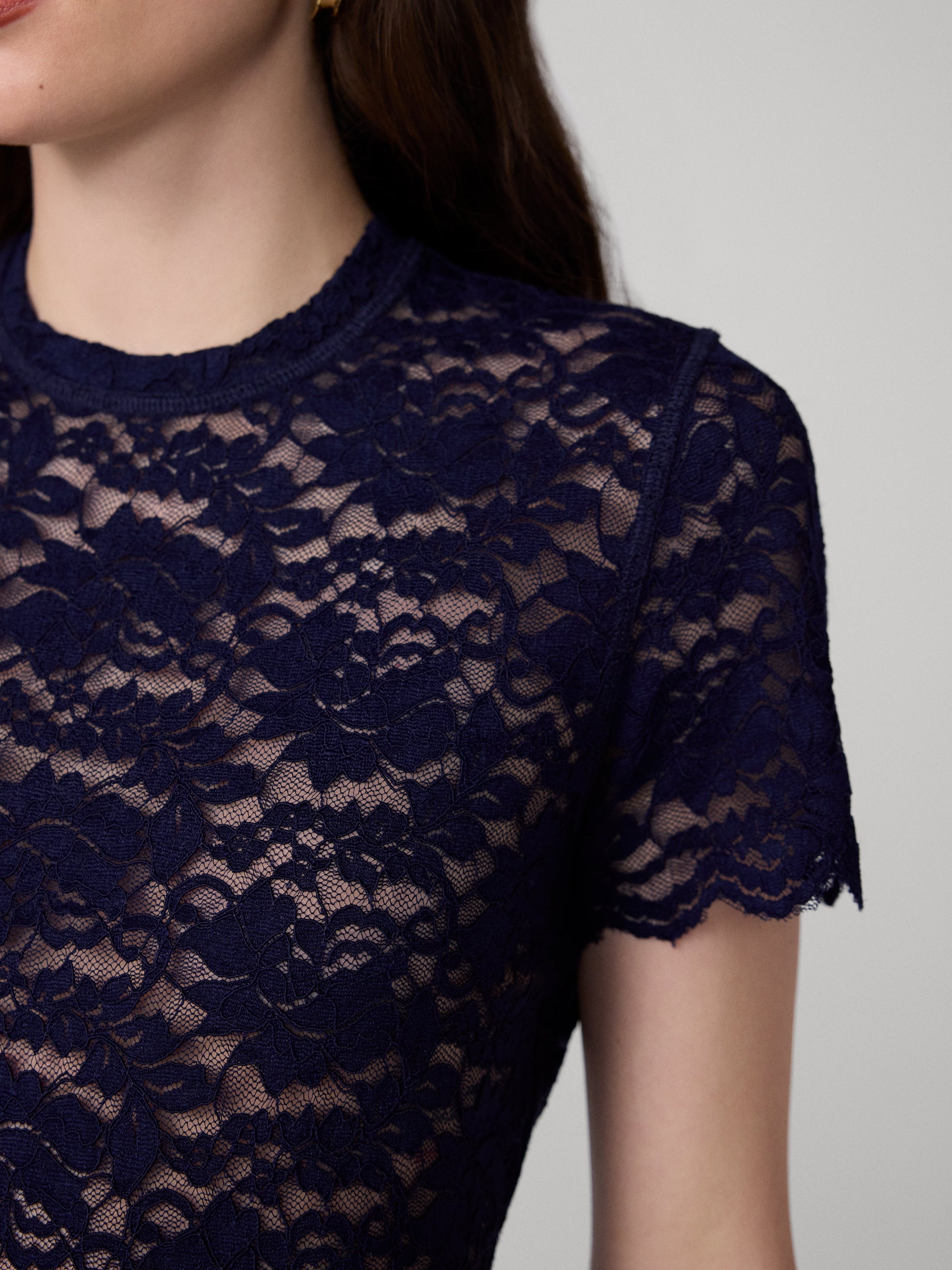 Perfect Short Sleeve Lace Top
