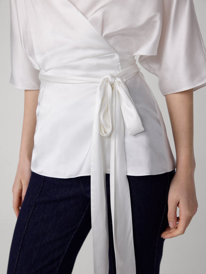 Amara Wrap Top