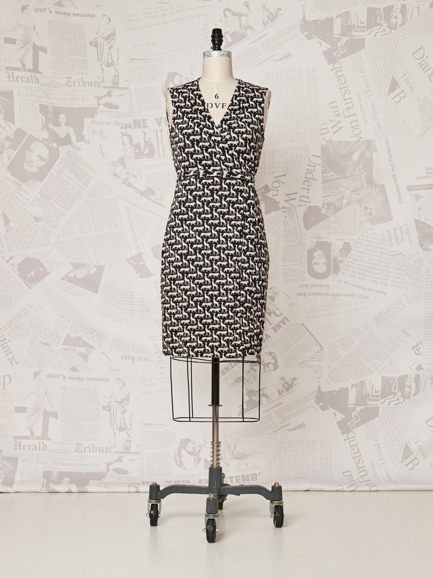 Animal Print Wrap - DVF Vintage