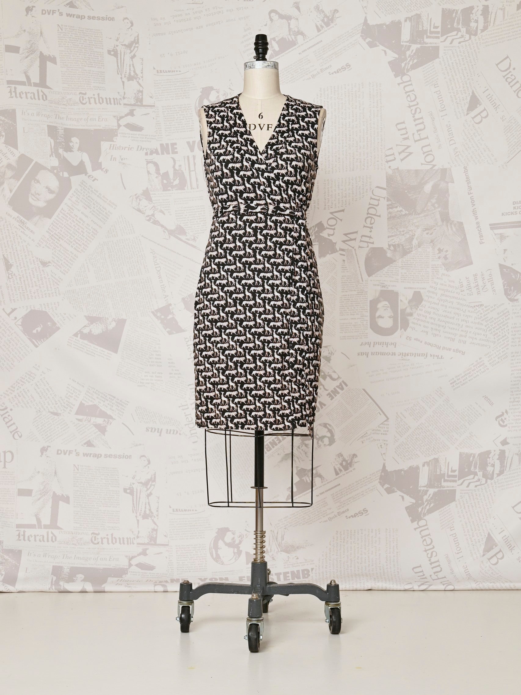 Animal Print Wrap - DVF Vintage