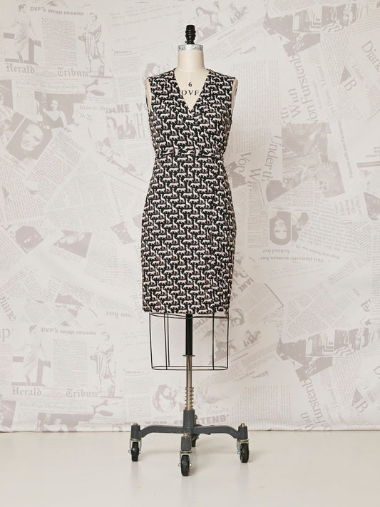 Animal Print Wrap - DVF Vintage